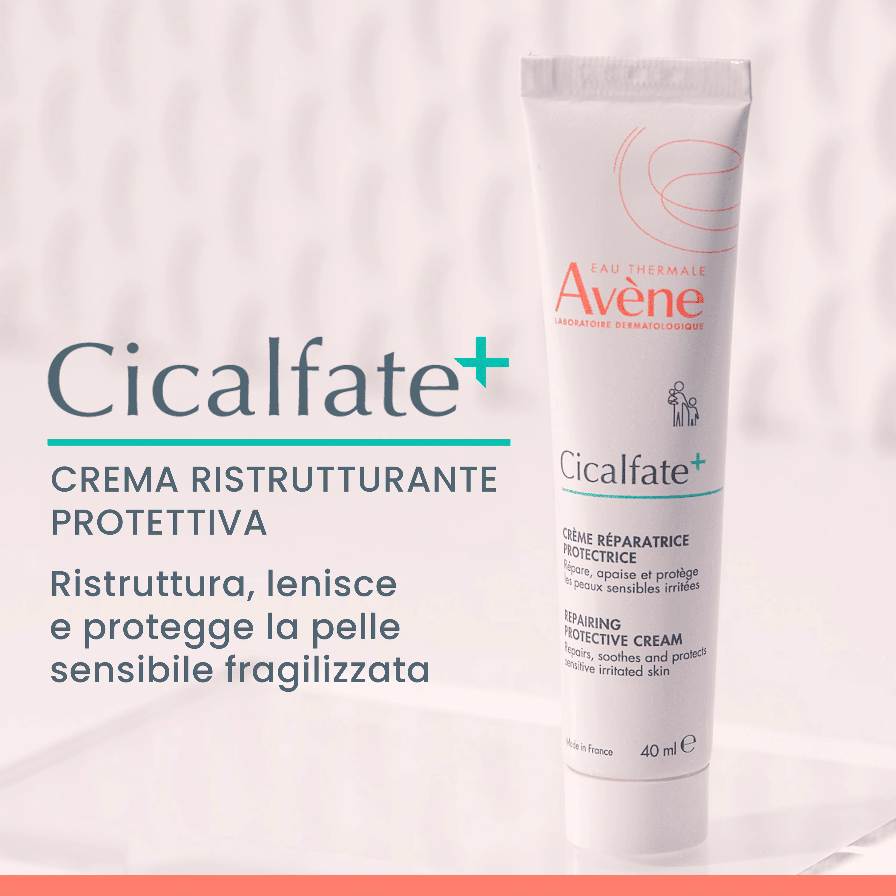 Eau Thermale Avène Cicalfate+ Crema Ristrutturante Protettiva 100 ml Pelle Fragilizzata