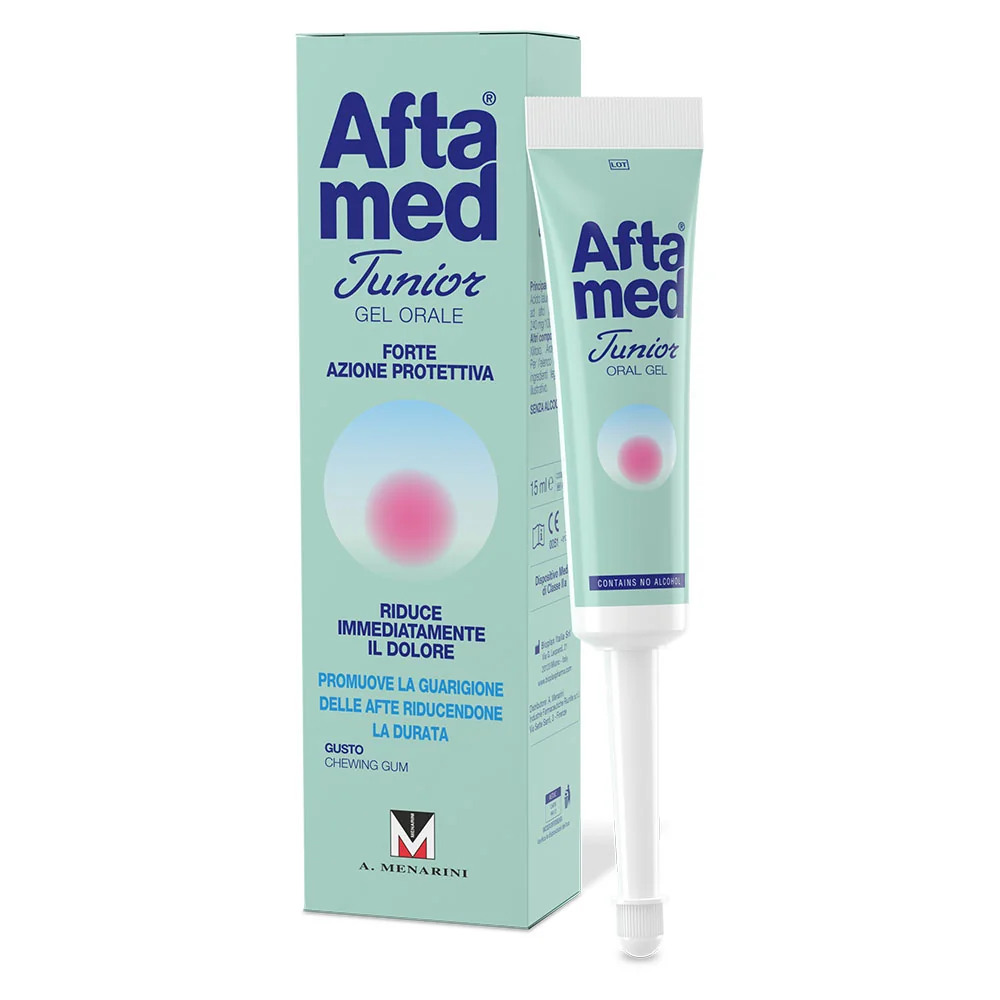 Aftamed Junior Gel 15 ml Soluzione per Afte nei Bambini