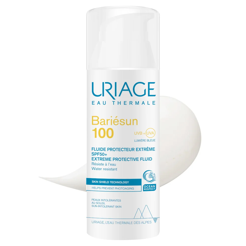 Uriage Barièsun Fluido 100 SPF 50+ Protezione Solare Estrema Viso 50 ml Fluido Protettivo