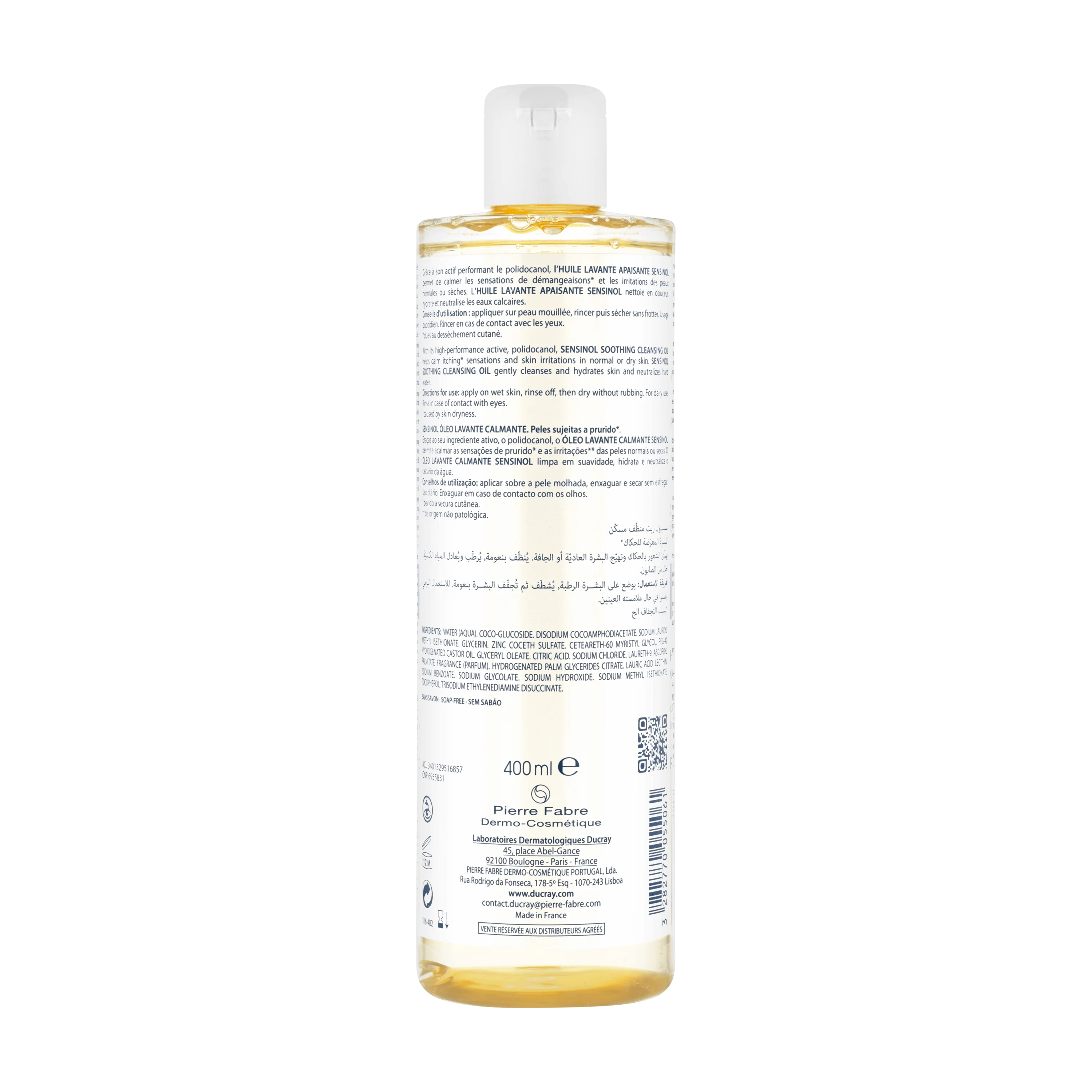 Sensinol Olio Det 400 Ml Ducray