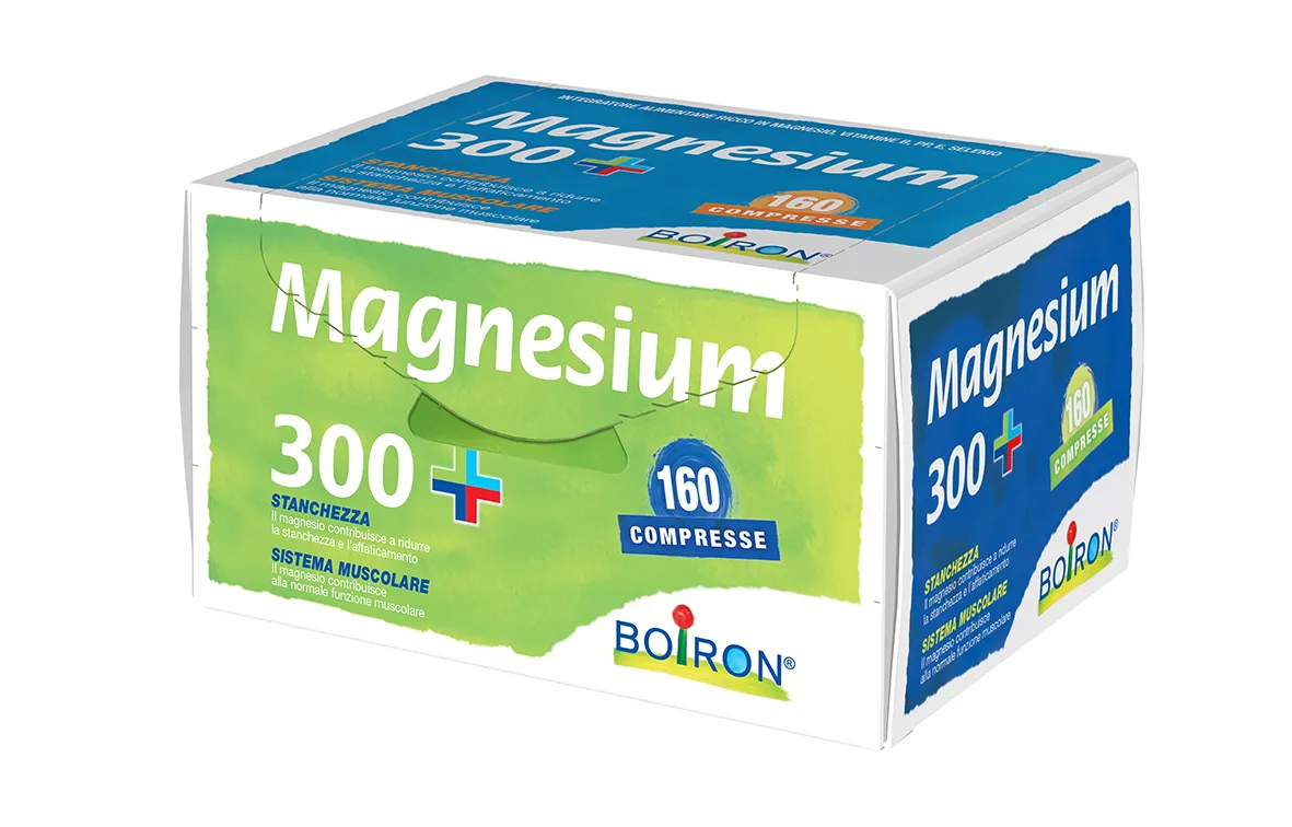 Boiron Magnesium 300+ 160 Compresse – Stanchezza e Stress