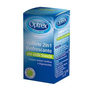 Optrex Actidrops 2in1 Collirio Rinfrescante 10 ml Occhi Stanchi