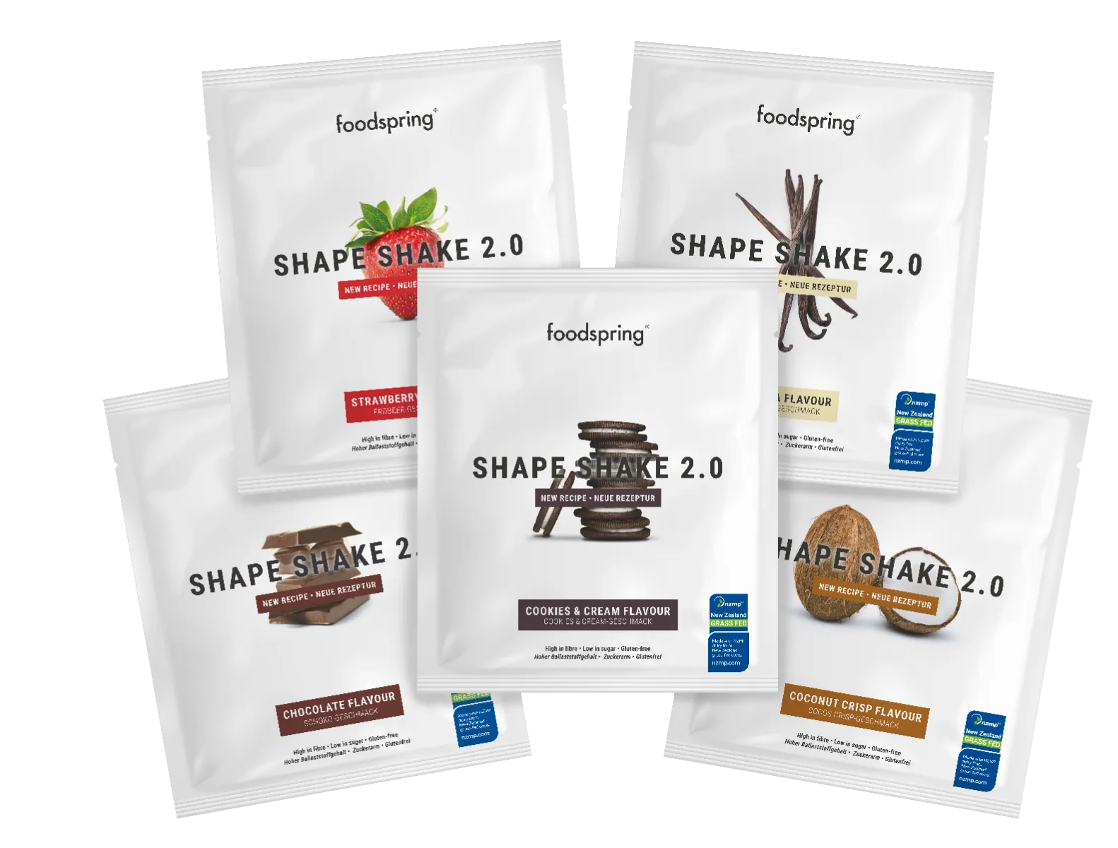 Foodspring Shape Shake 2,0 Cioccolato Monodose 60 g 
