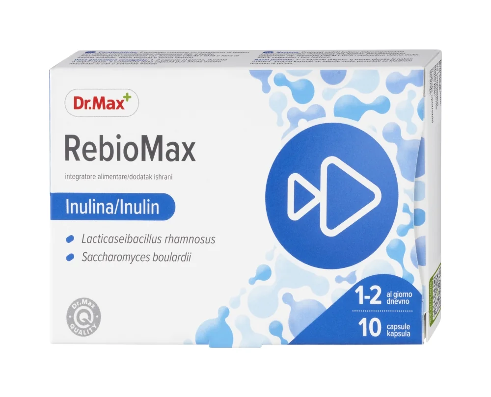 Dr. Max Rebiomax 10 Capsule Probiotico e Prebiotico