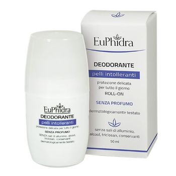 EuPhidra Deodorante Roll On Delicato 50 ml Pelli Intolleranti