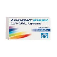 Levoreact Oftalmico 0,5 mg  Collirio 4 ml