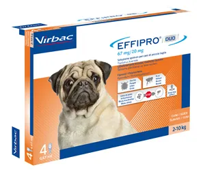 Effipro Duo Cane 4 Pipette 2 A 10 Kg 