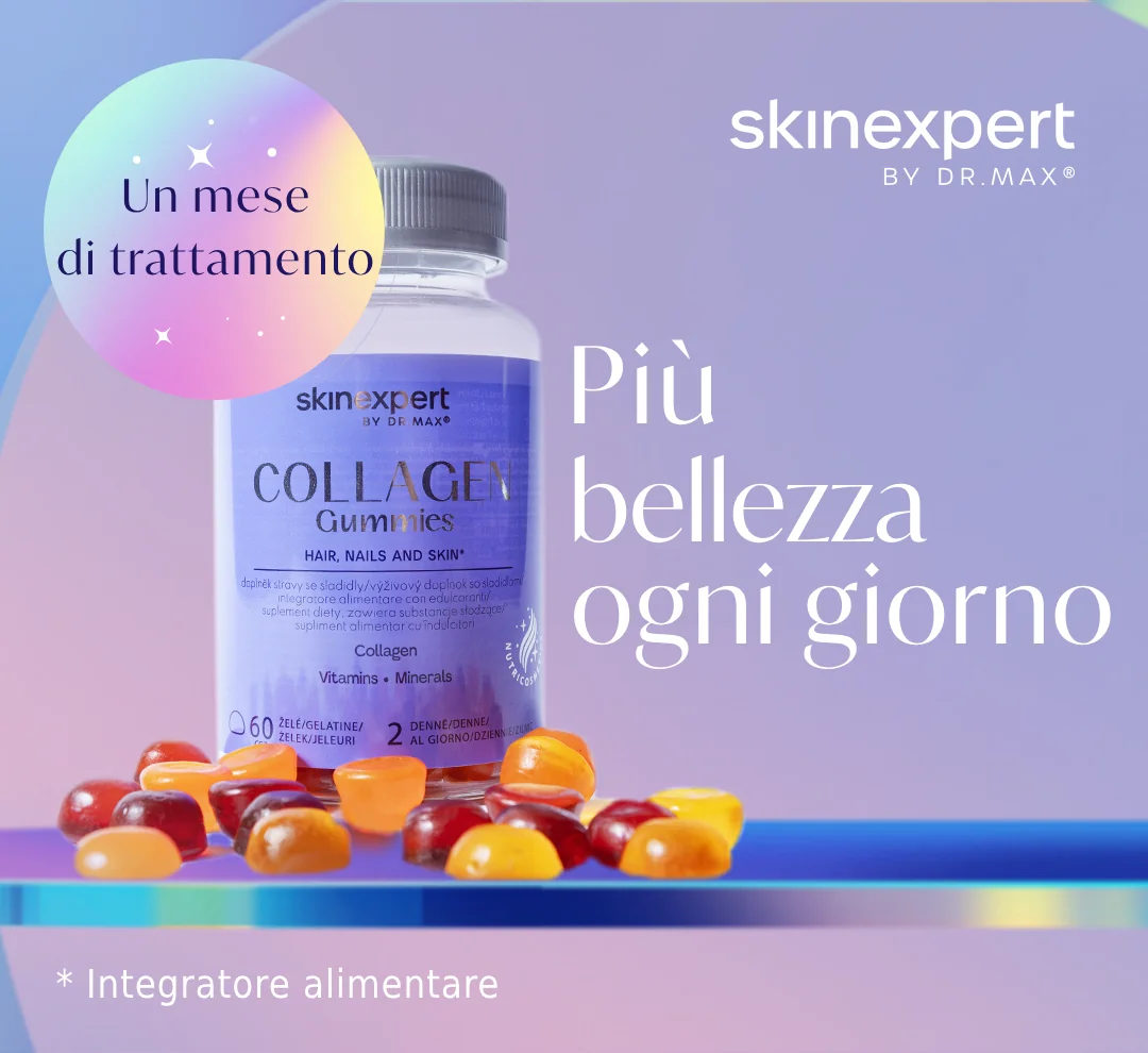 SkinExpert Collagene Gummies 60 Pezzi Per Pelle, Capelli e Unghie