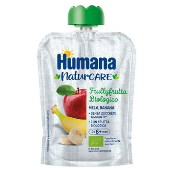 Humana Frullyfrutta Mela Banana 90 G Alimento per l'infanzia