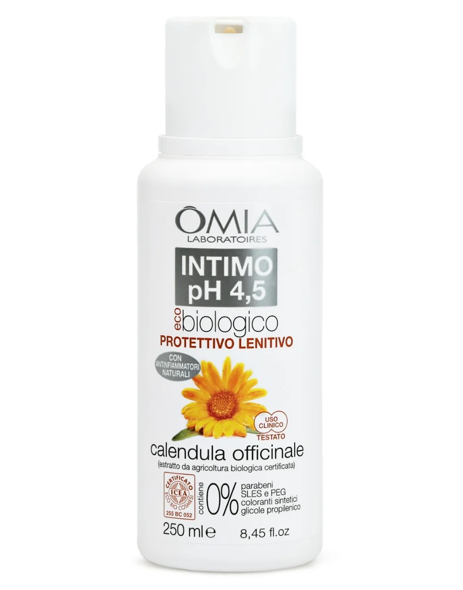 Omia Intimo Bio Ph 4,5 Protettivo Lenitivo Calendula Officinale 250 ml