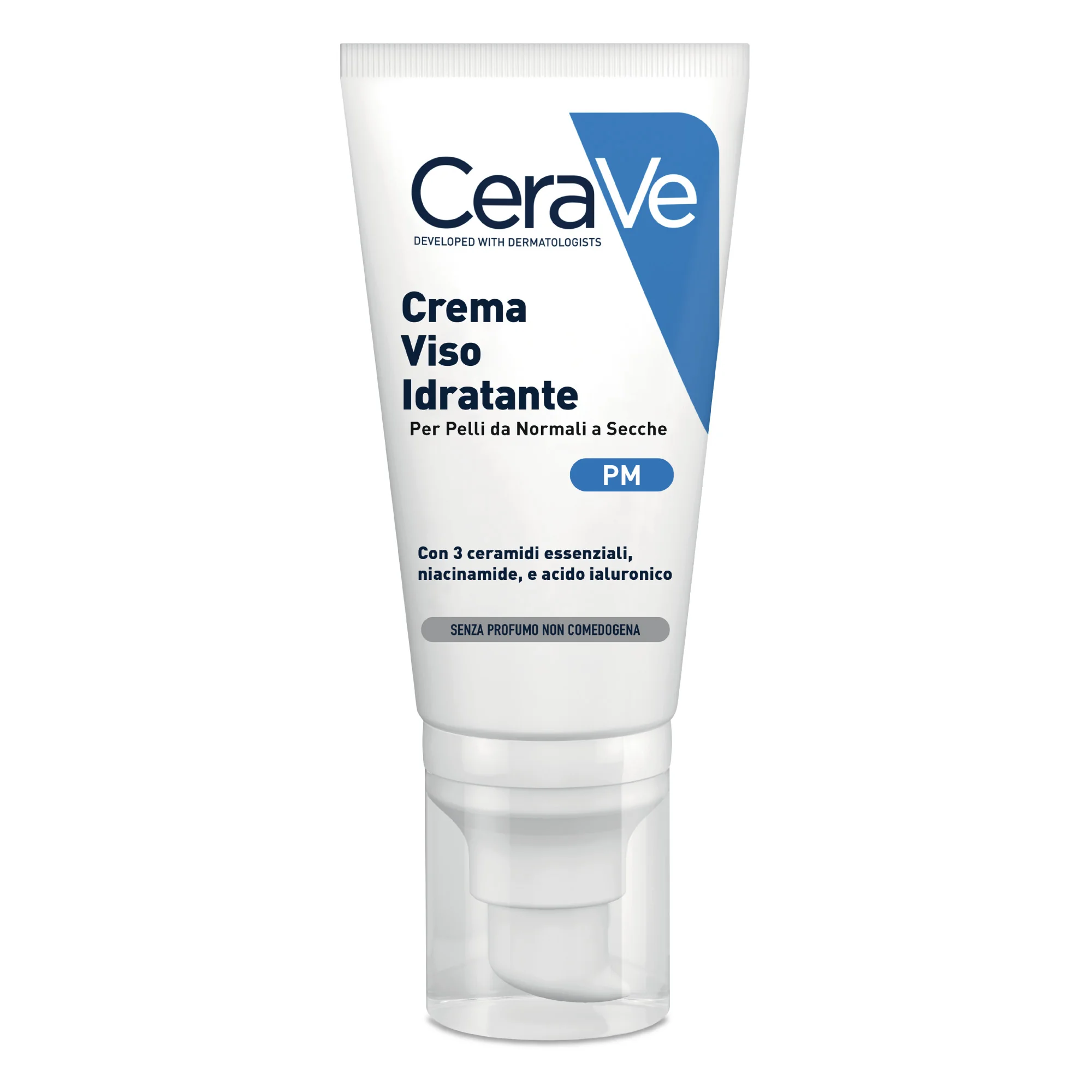 Cerave Crema per il Viso 50 Ml Idratante con Acido Ialuronico per uso quotidiano