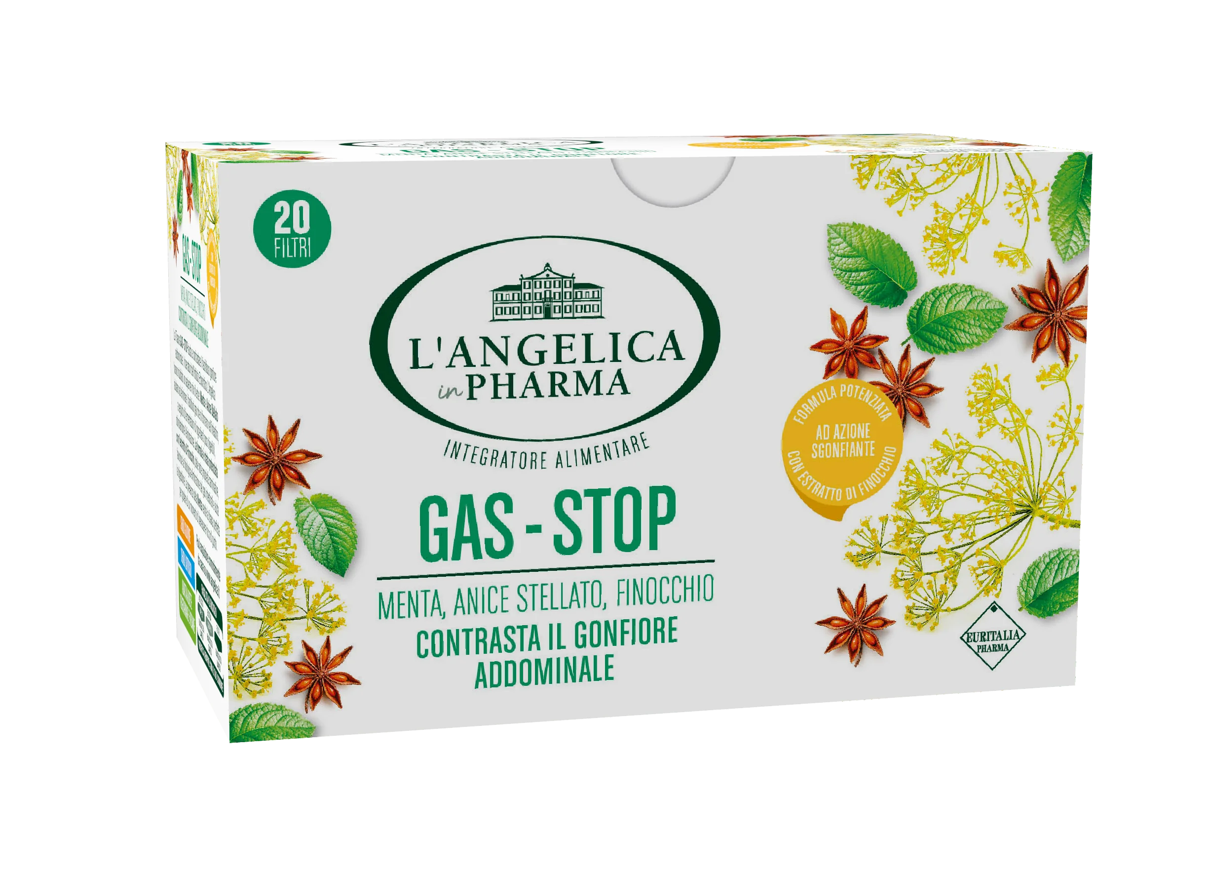 L'Angelica Tisana Gas St20Filt Gonfiore Addominale