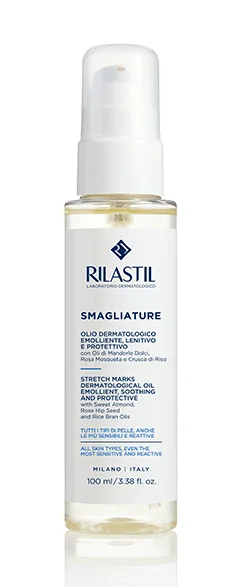 Rilastil Smagliature Olio Dermatologico 100 ml Emolliente Lenitivo e Protettivo