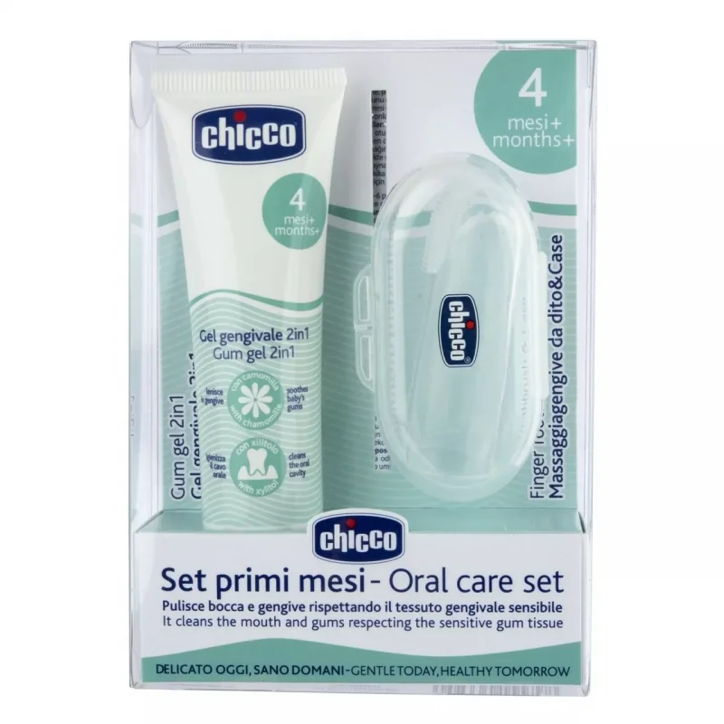 Chicco Set Primi Mesi Oral Care Igiene Orale dei Bambini