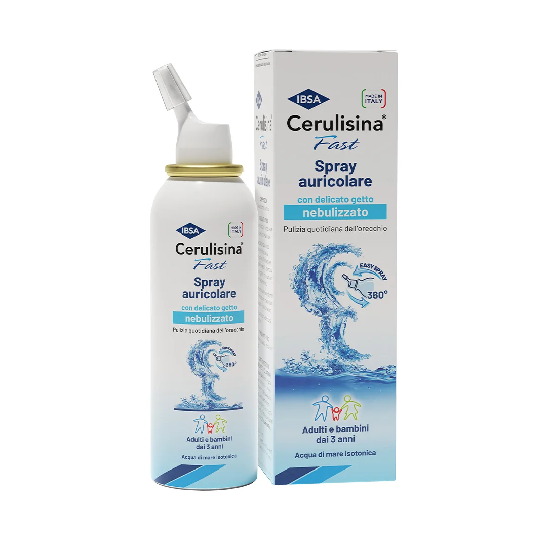 Cerulisina Fast Spray Auricolare Adulti e Bambini 100 ml Soluzione Isotonica