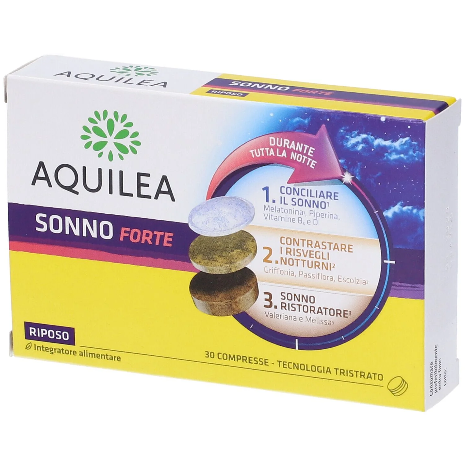 Aquilea Sonno Forte 3Cpr Senza Glutine