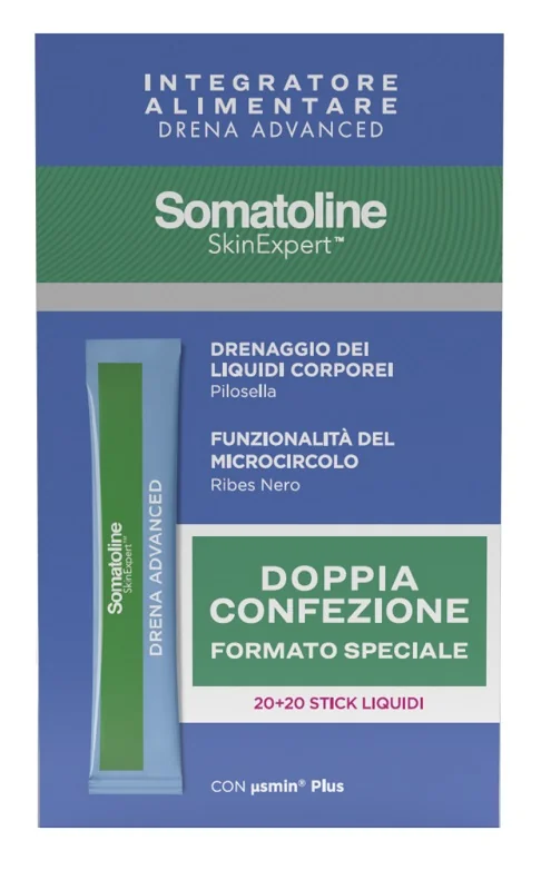 Somatoline Skin Expert Drena Advanced Bipack con Estratti Vegetali