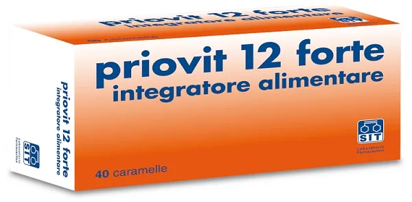 Priovit 12 Forte Integratore Vitaminico 40 Caramelle
