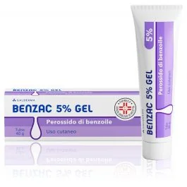 Benzac 40 g Gel 5% Perossido di Benzoile Antisettico per Acne