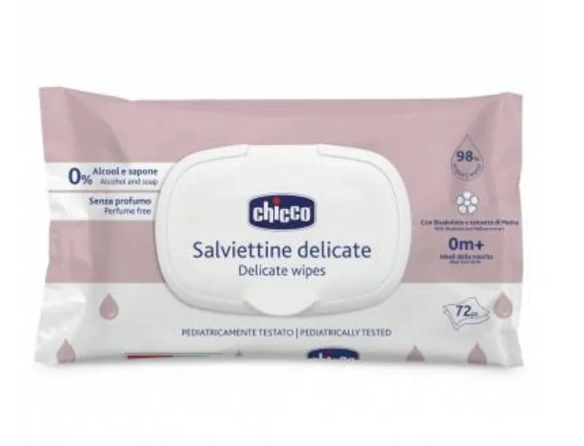 Chicco Salv Delicate 72Pz Plaq Igiene Fuori Casa