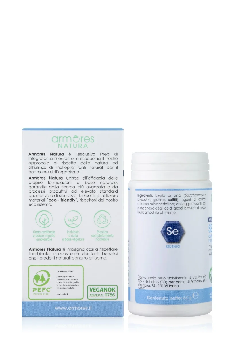 Armores Natura Mineral Benefit Selenio Integratore Alimentare 90 Compresse
