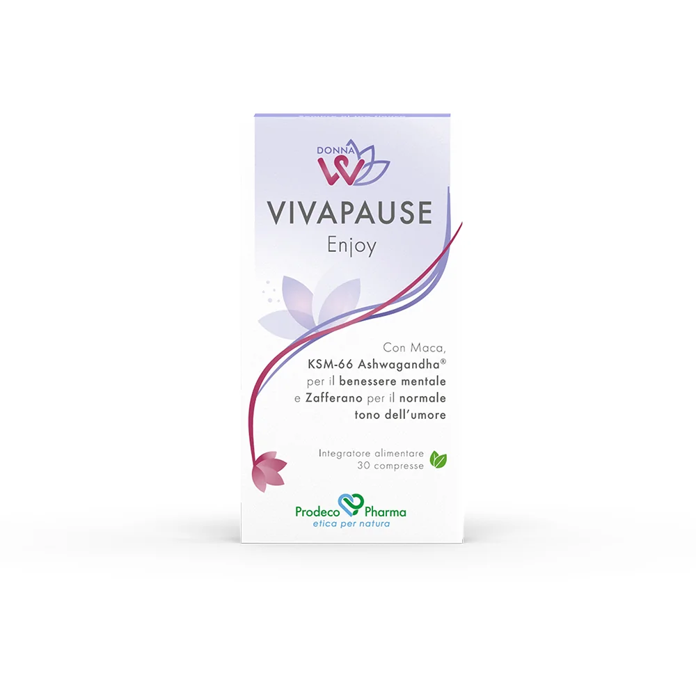 Donnaw Vivapause Enjoy 30 Compresse Benessere Mentale e Fisico