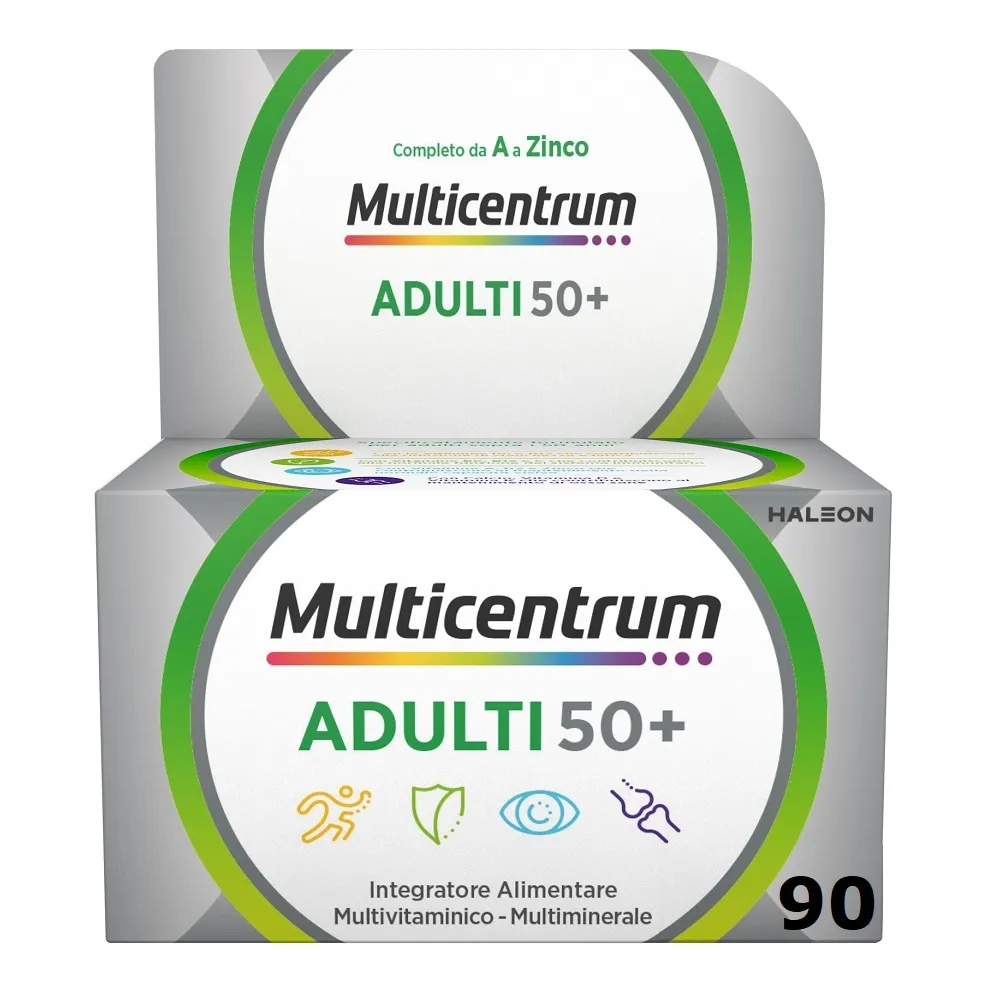 Multicentrum Select 50+ 90 Compresse Integratore di Vitamine