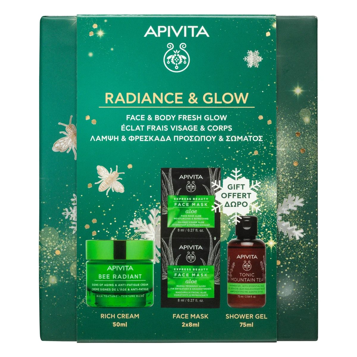 Apivita Pro Xm Bee Radiant Rich Cream 3 Pezzi