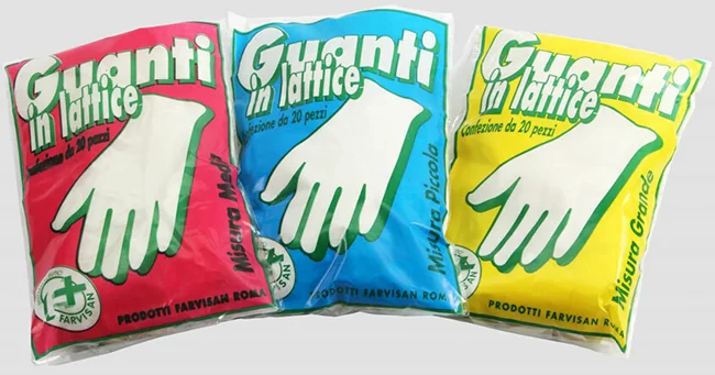Farvisan Guanti Lattice Taglia Grande 20 Pezzi