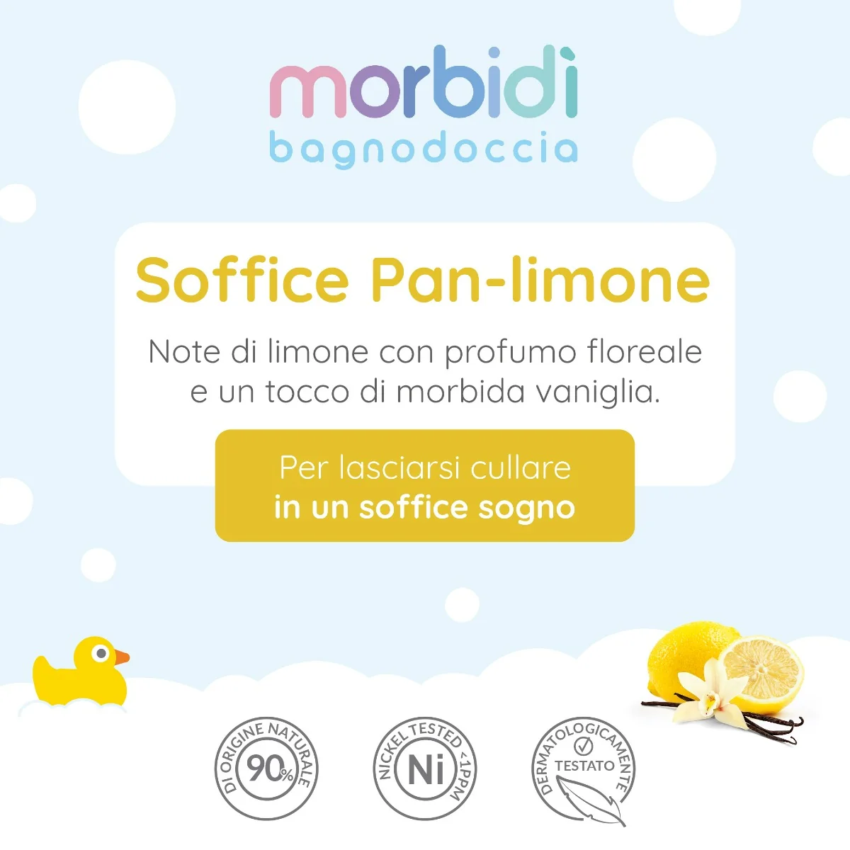 Morbidi' Doccia Panlimone 250 ml Detergente Corpo