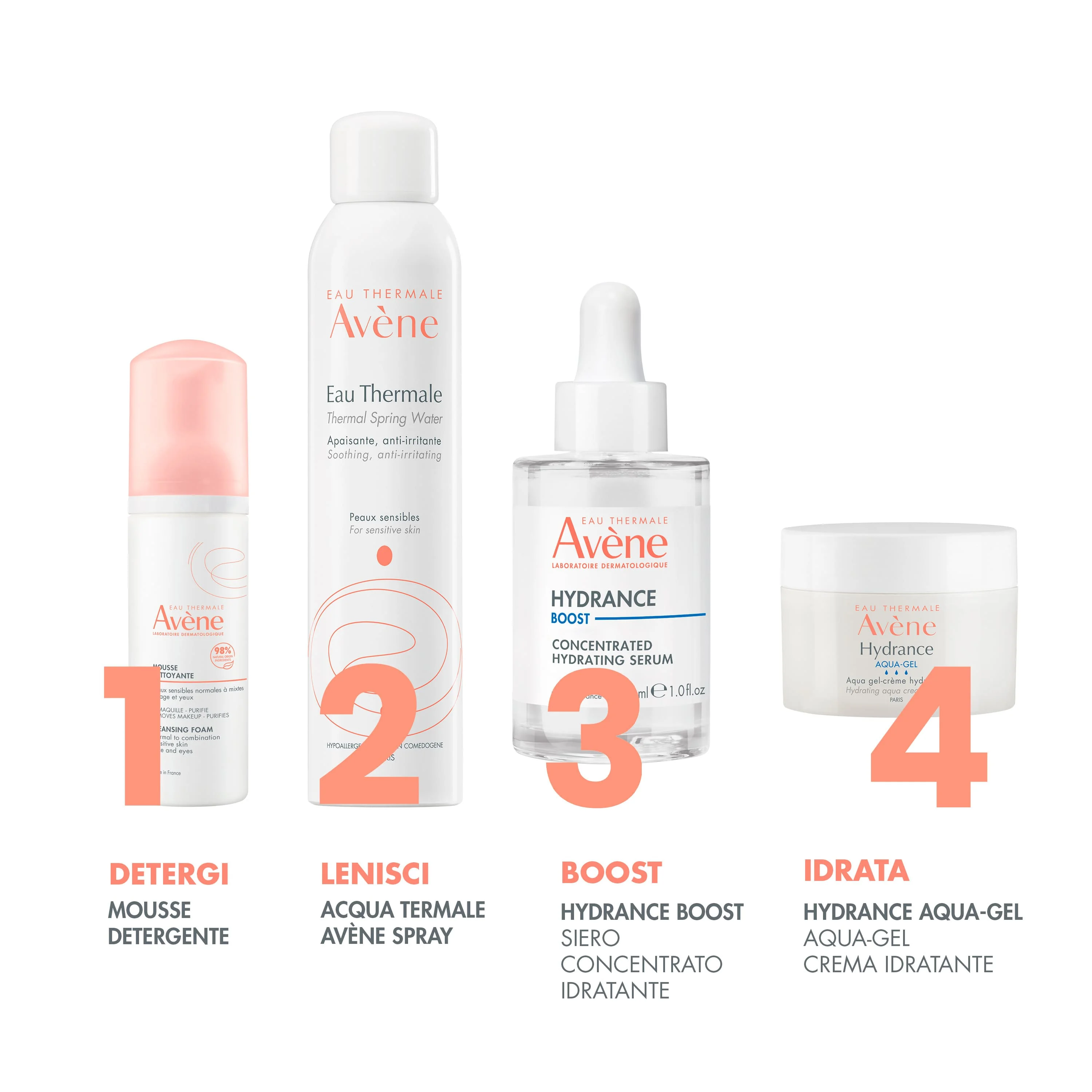 Eau Thermale Avene Hydrance Boost Siero Concentrato Idratante 30 ml Pelle Disidratata