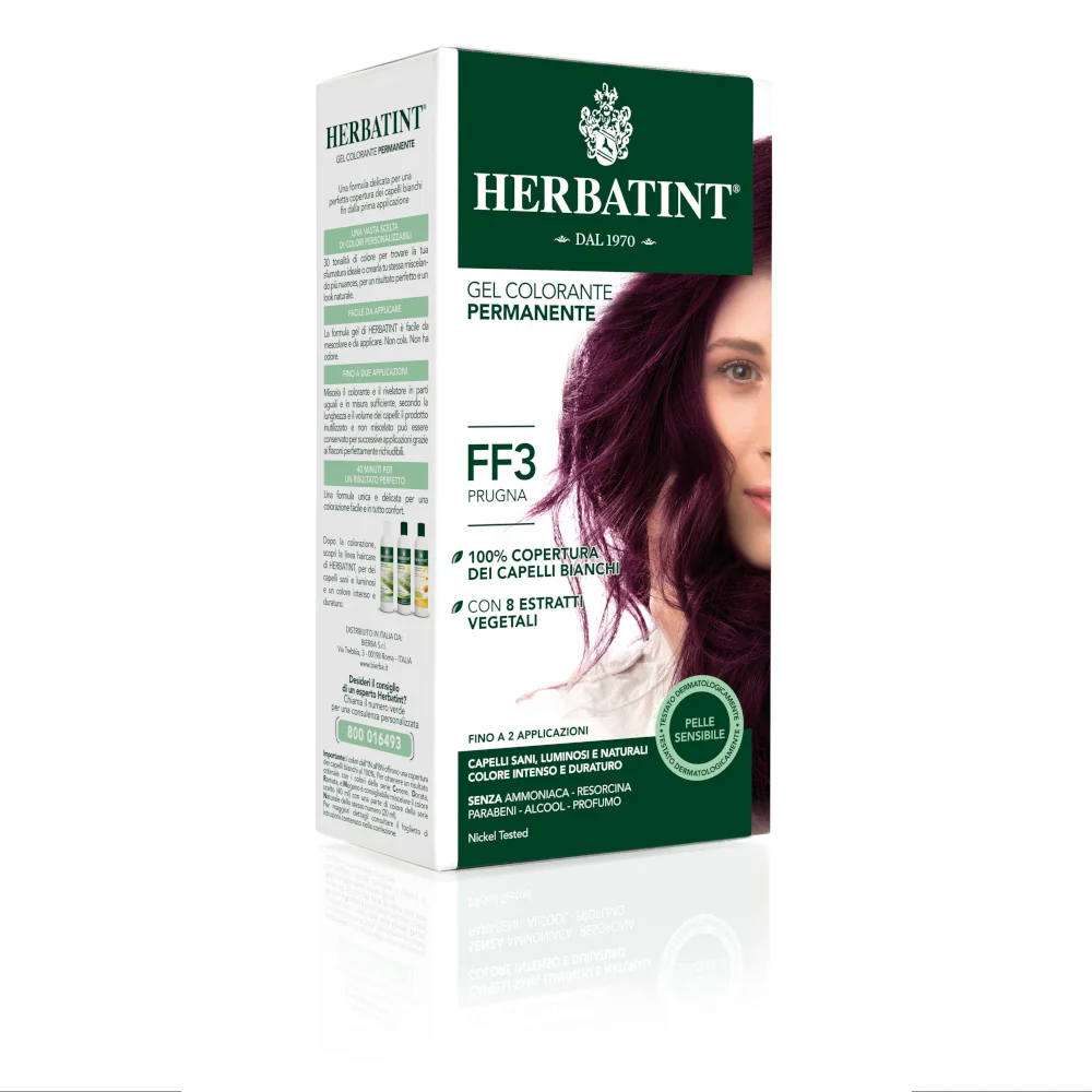 Herbatint Gel Colorante Permanente Flash Fashion Prugna FF3 150 ml 