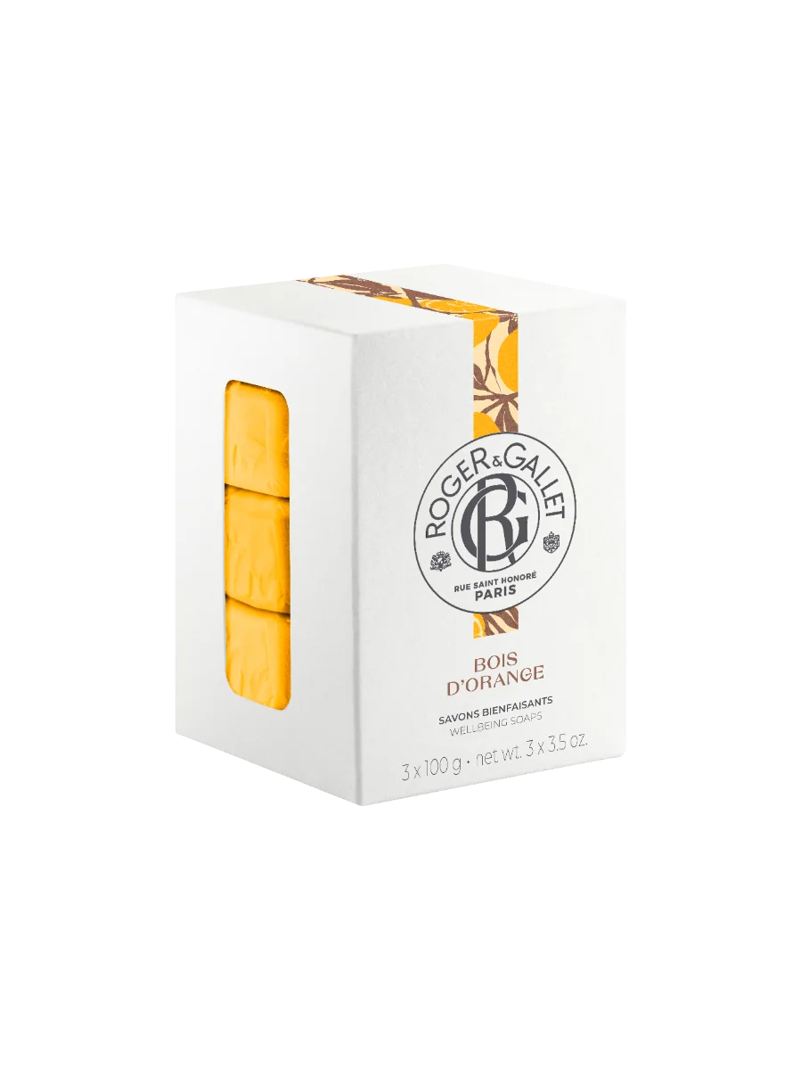 R&G Bois D'Orange Box Saponetta 3 Pezzi 100 g Mani e corpo