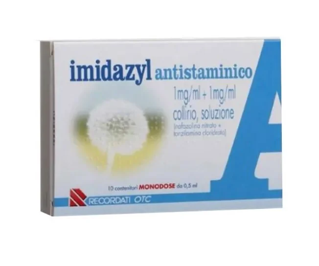 Imidazyl Antistaminico Nafazolina nitrato Collirio 10 Flaconcini 0,5 ml
