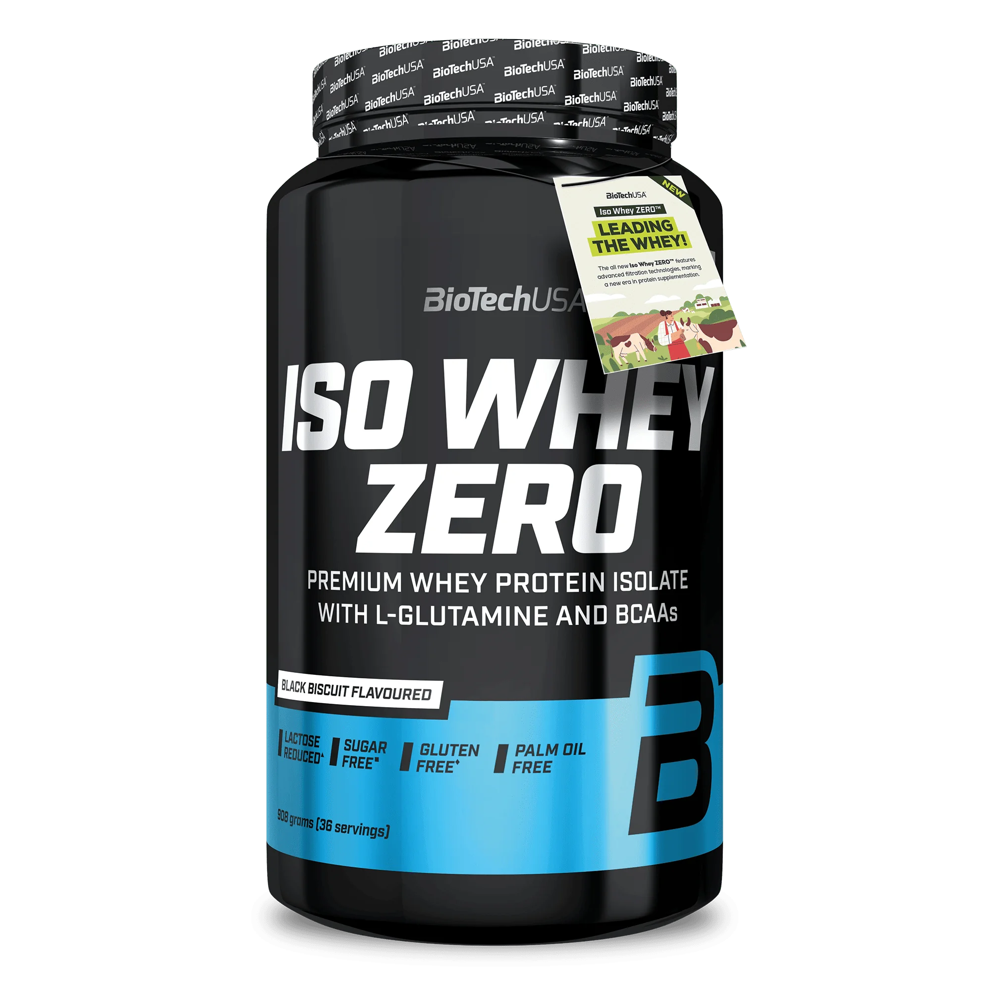 Iso Whey Zero Black Biscuit 908 g Massa Magra