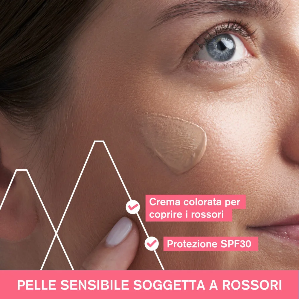 Uriage Rosèliane CC Crema SPF 30 Uniformante Viso 40 ml Rende Omogeneo il Colorito