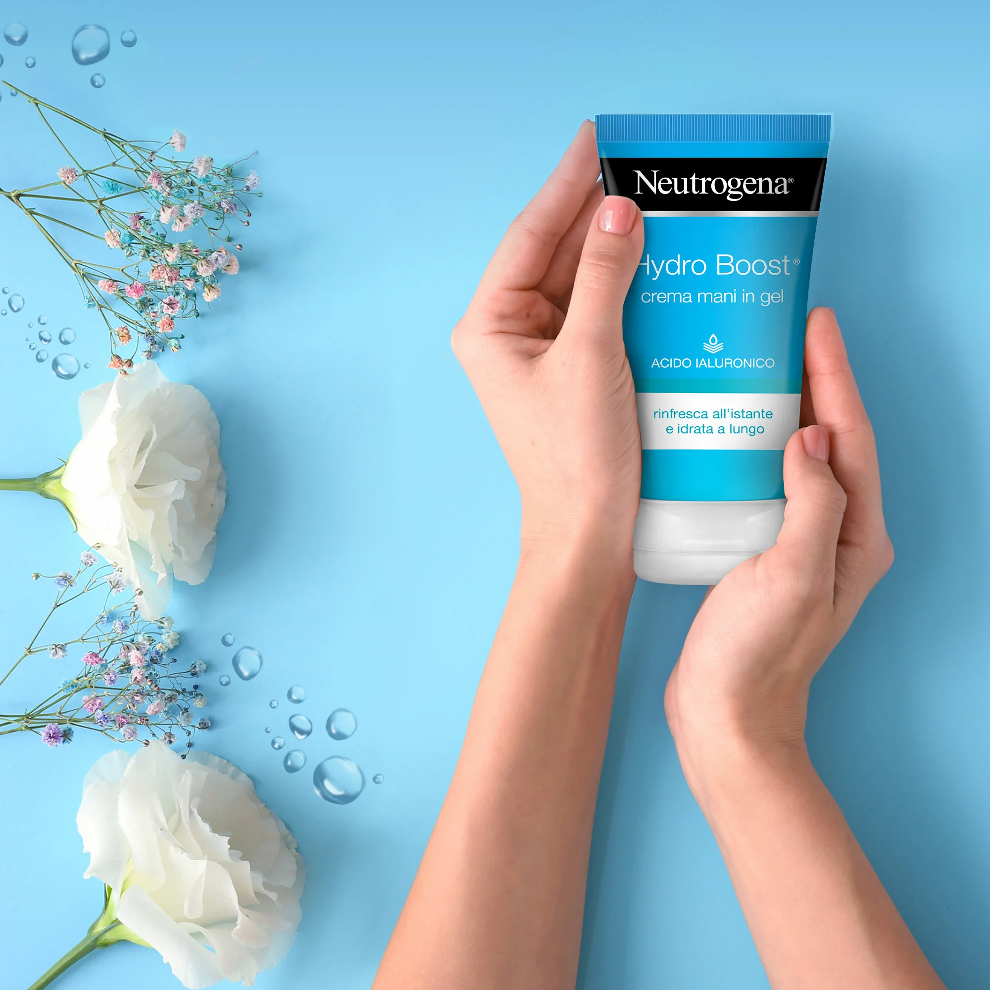 Neutrogena Hydro Boos Crema Mani Gel 75 Ml Acido ialuronico
