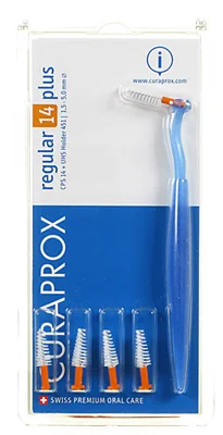 Curaprox Cps Regular Cps 14 con 5 Scovolini + Supporto Igiene Orale