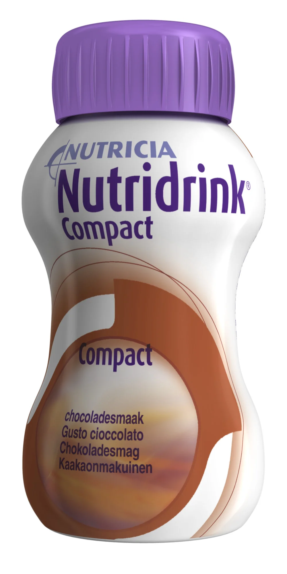 Nutricia Nutridrink Compact, Cioccolato, 4x125ml Integratore Ipercalorico Compatto Nutrizionalmente Completo
