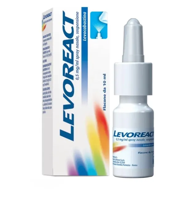 Levoreact Spray Nasale 0,5 mg 10 ml