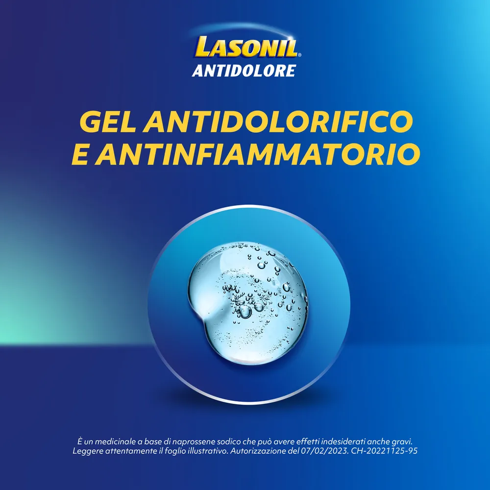 Lasonil Antidolore Gel Antinfiammatorio 50g Dolori Muscolari
