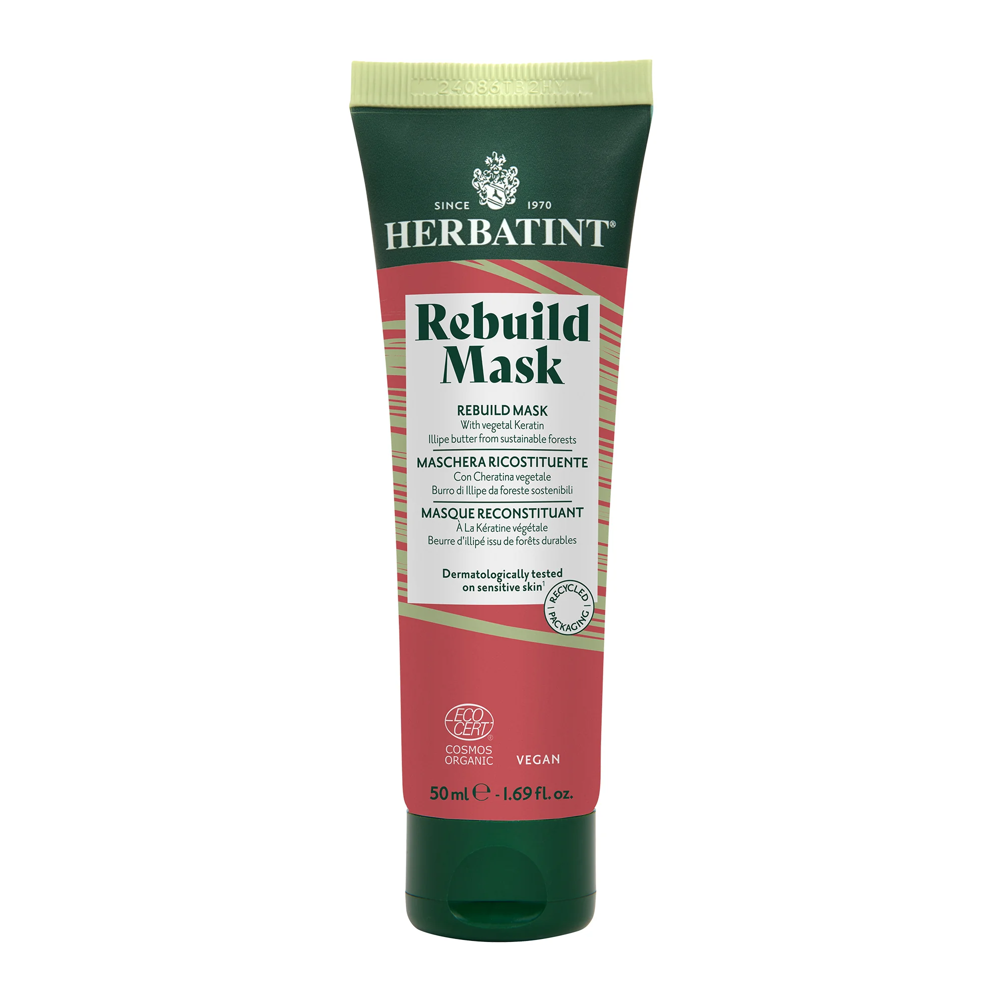 Herbatint Rebuild Mask 50 Ml Ripara Nutre e Ristruttura i Capelli