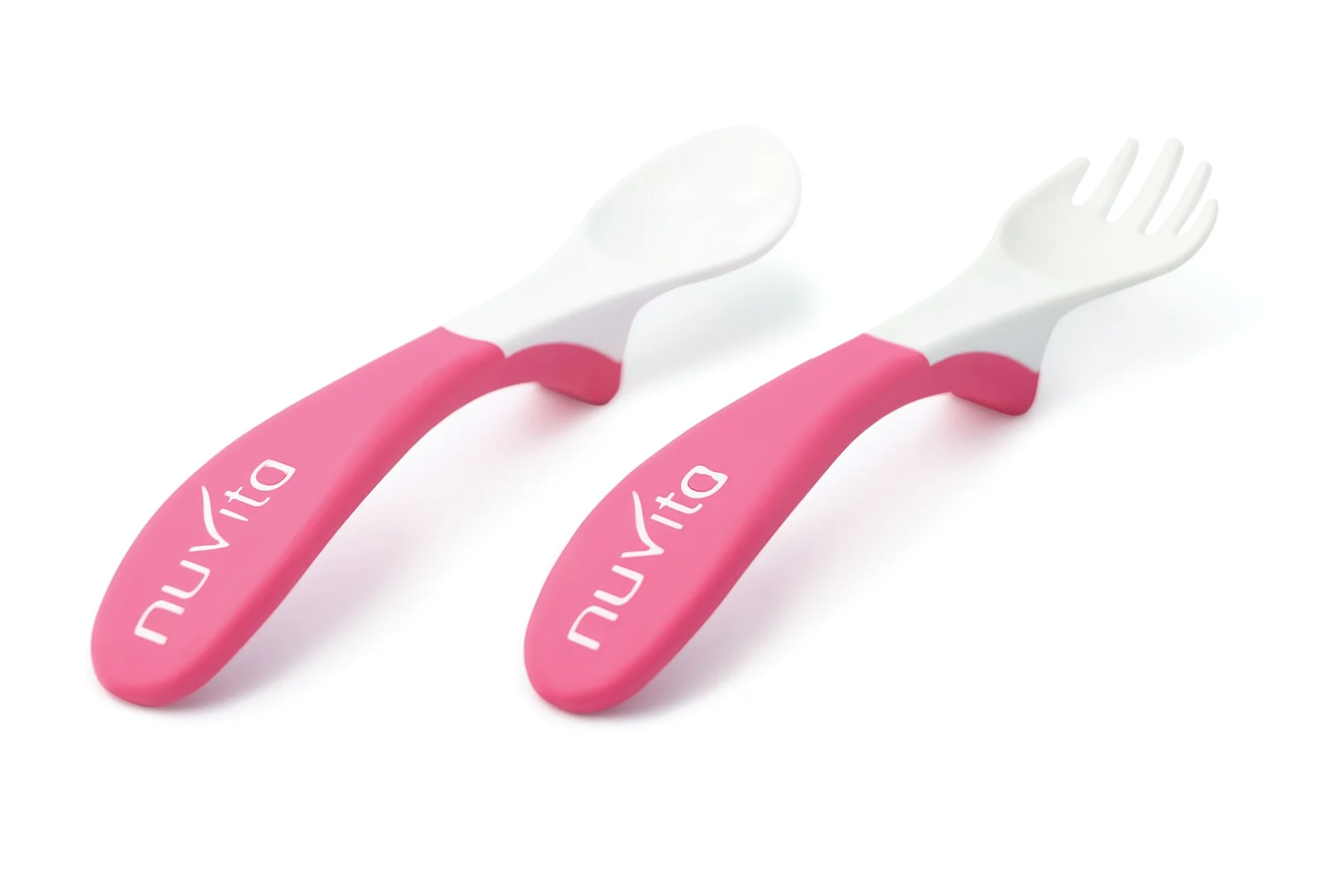 Nuvita Set Posate Easyeating - Rosa 2 pezzi