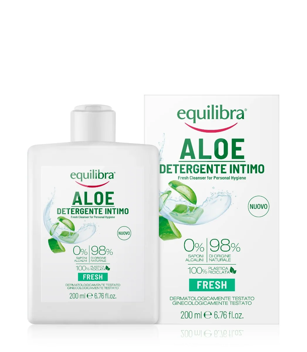 Equilibra Aloe Detergente Intimo Fresh 200 Ml Contrasta Impurità