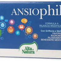 Alta Natura Ansiophil Integratore per Disturbi dell'Ansia e dello Stress 15 Compresse