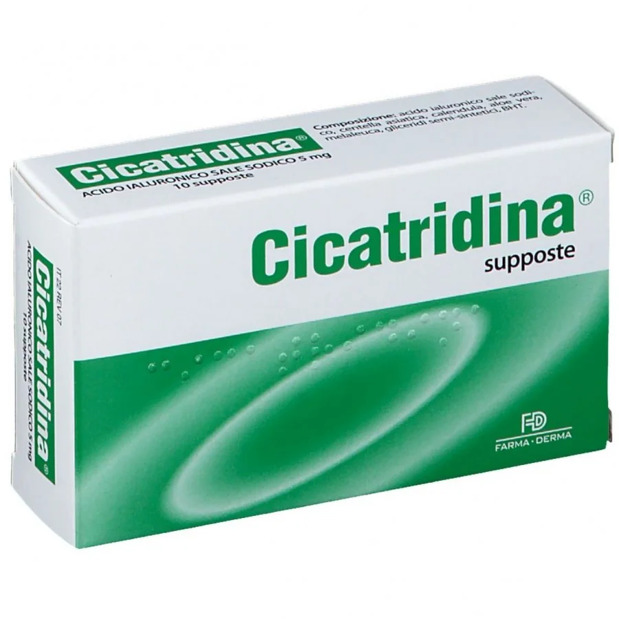 Cicatridina Supposte 10 Pezzi Ragadi Anali