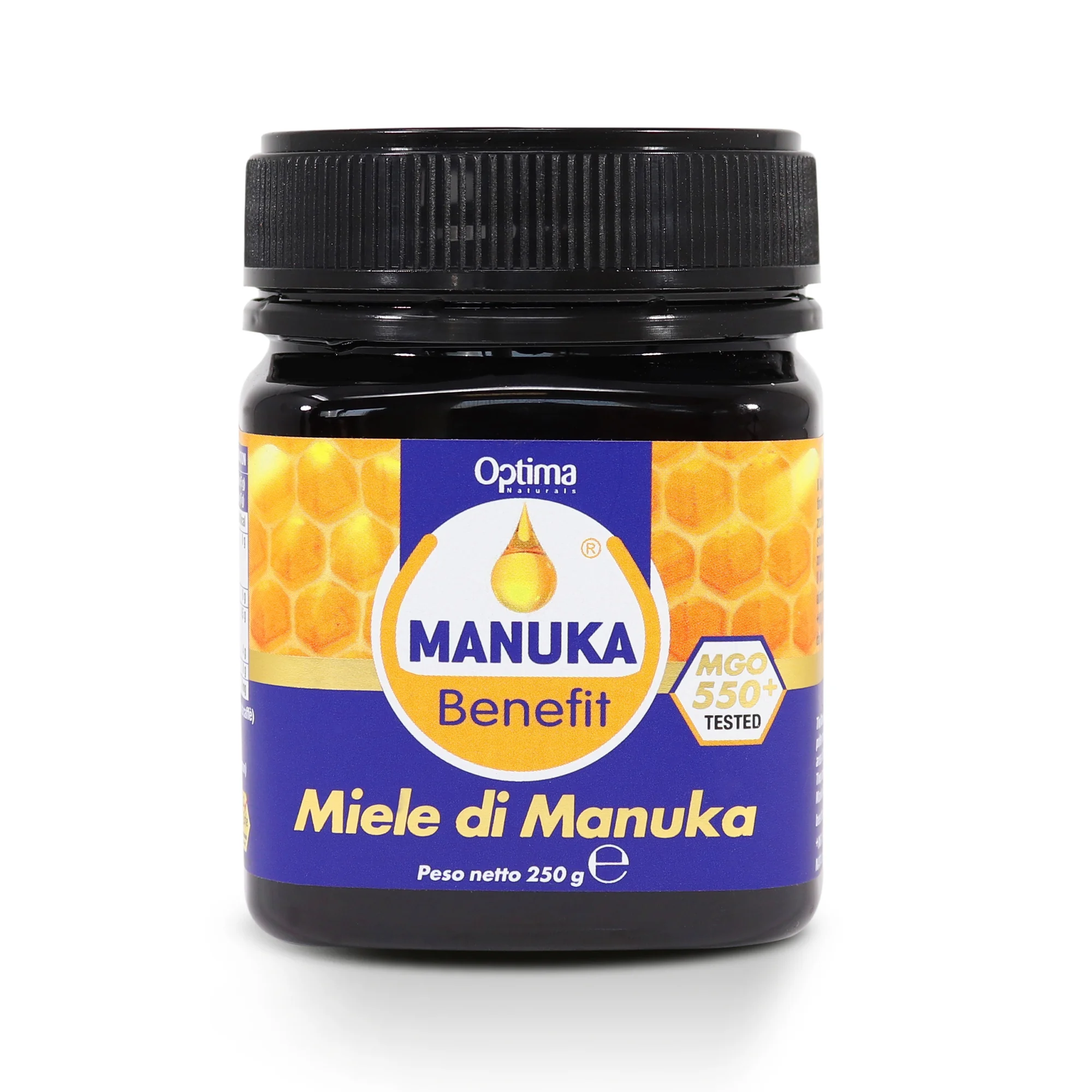 Optima Manuka Benefit Miele 550+ Mgo 250 g