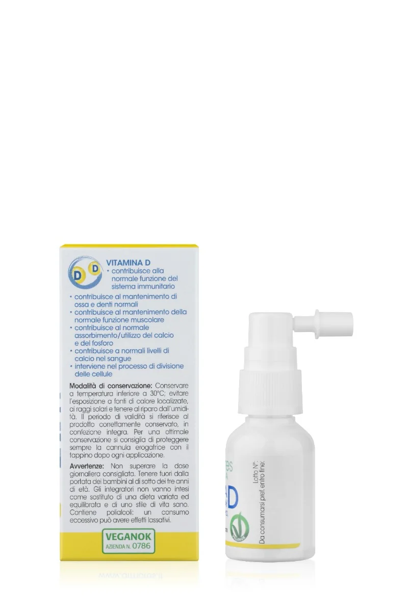 Armores Natura Vitamina D Vegetale Spray 20 ml Integrazione Vitaminica