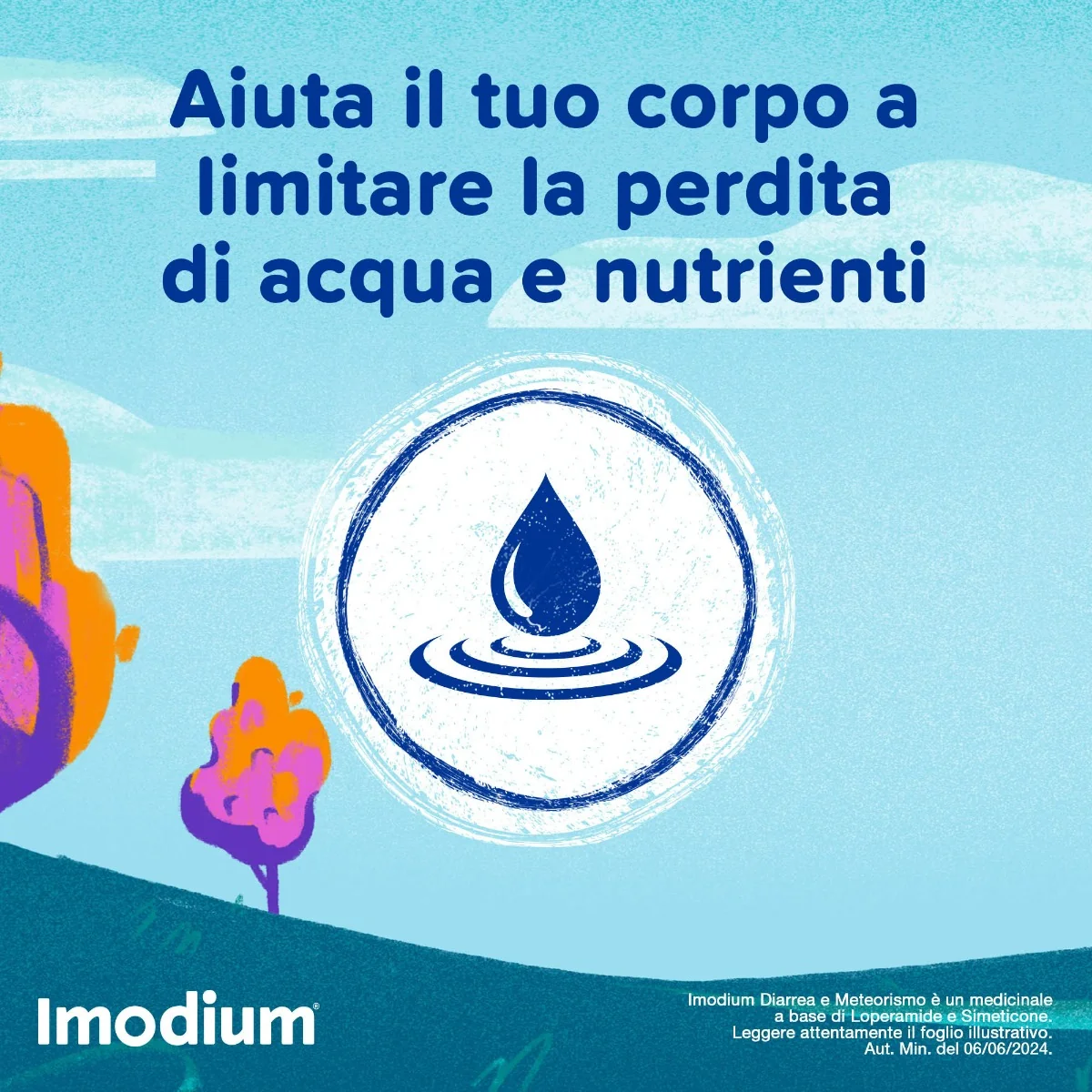 Imodium Diarrea E Meteorismo 12 Compresse Per Intestino