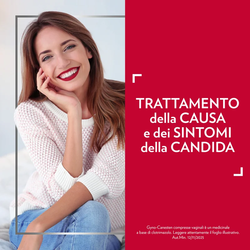 Gyno-Canesten 12 Compresse Candida, Prurito, Bruciore, Perdite